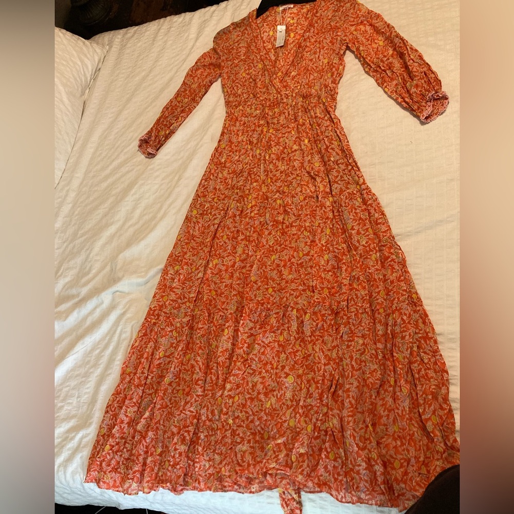 Poupette St Barth printed long dress